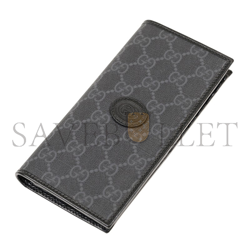 GUCCI GG SUPREME LONG WALLET 672947 (17.5*9cm)